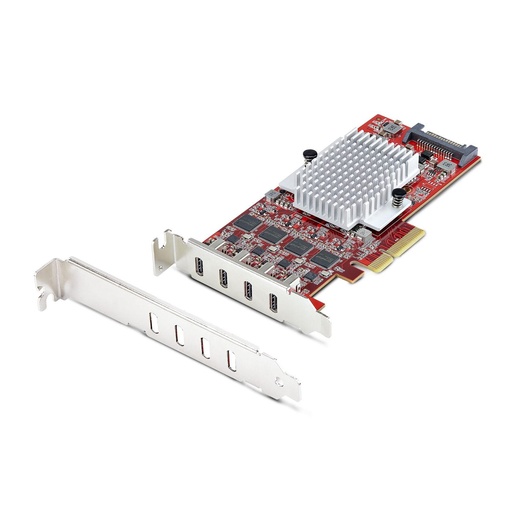 [P10Q4CUSBCARDLP] SCHEDA PCIE USB-C 4 PORTE 10GB