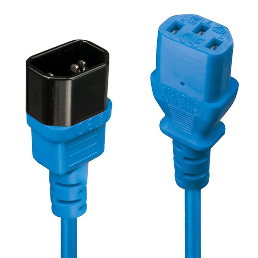 [30472-LND] PROLUNGA IEC C-13 A C-14 BLU  2M