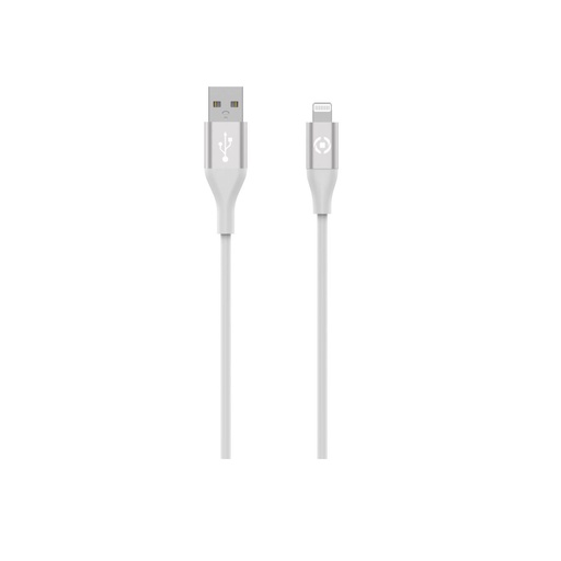 [USBLIGHTCOLORWH] 12W USB-A TO LIGHTNING CABLE 1M WH