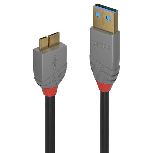 [36768-LND] CAVO USB 3.2 A A MICRO-B ANTHRA 3M