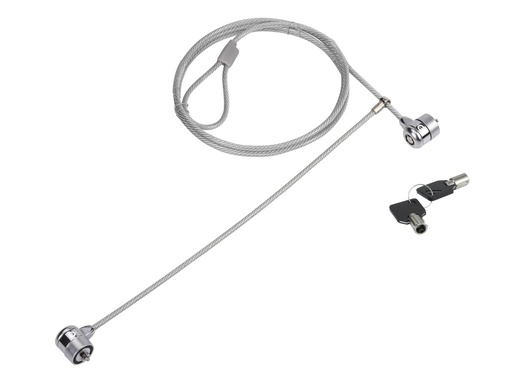[CNBSLOCK15T] KEYED DUAL HEAD LAPTOP LOCK 1.5M