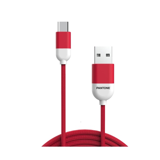 [PT-TC001-5R1] 10W USB-A TO USB-C CABLE 1.5M RED