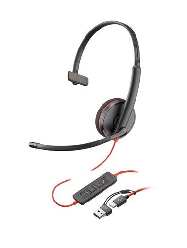 [8X214AA] POLY BW 3210 MONO USB-C+A+AUX MOQ12