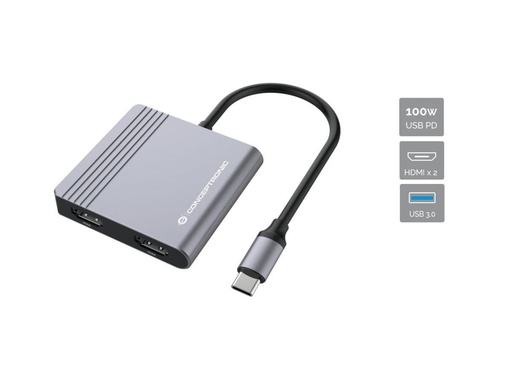 [DONN13G] 4-IN-1 DOCKING STATION USB 3.2 GEN1