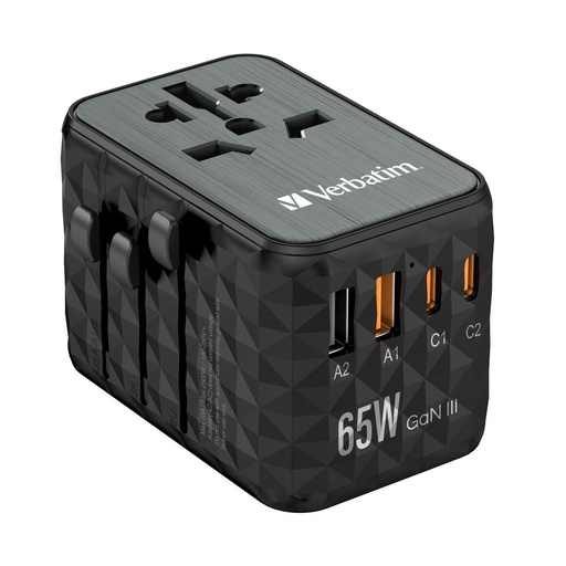 [32120V] UNIVERSAL TRAVEL ADAPT.GAN III 65W