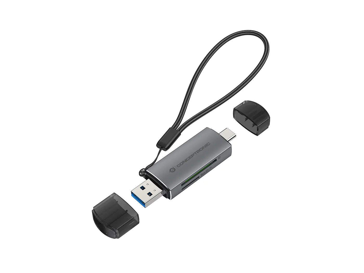 [BIAN05G] 2-IN-1 USB 3.0 DUAL PLUG CARD READ.