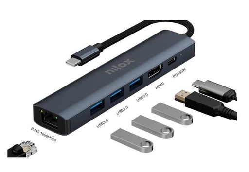[NXDSUSBC06] DOCK USB-C 6 IN 1