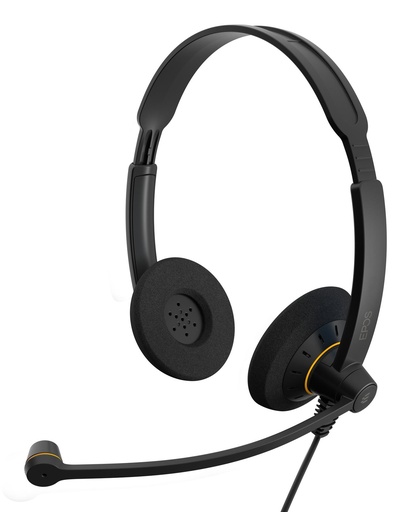 [504547] CUFFIA MICROFONO DOUBLE USB SKYPE
