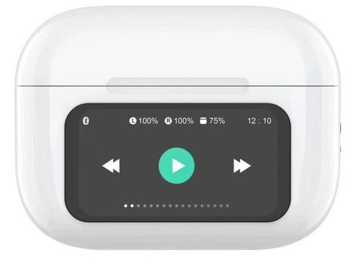 [SOUNDLEDWH] ANC ENC IN-EAR TWS WITH DISPLAY WH