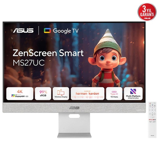 [MS27UC] ZENSCREEN SMART 27 UHD IPS
