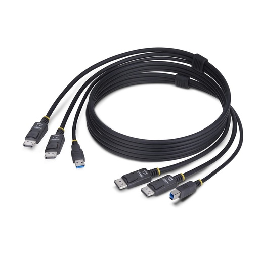 [DDU1226KVMCABLE] CAVO KVM DOPPIO DP/USB