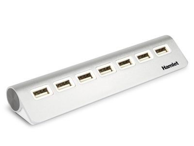 [XHUB7020AL] HUB USB 2.0 7 PORTE ALLUMINIO