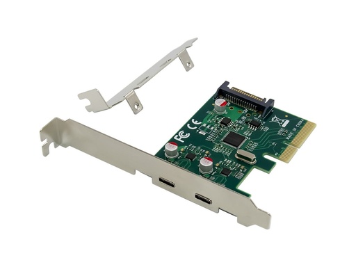 [EMRICK13G] 2-PORT USB 3.2 GEN 2 TYPE-C PCIE CA