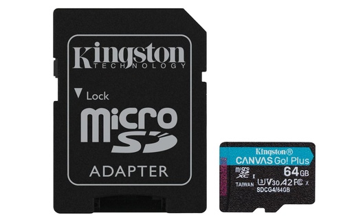 [SDCG4/64GB] 64GB MICROSDXC CANVAS GO PLUS 4 +A
