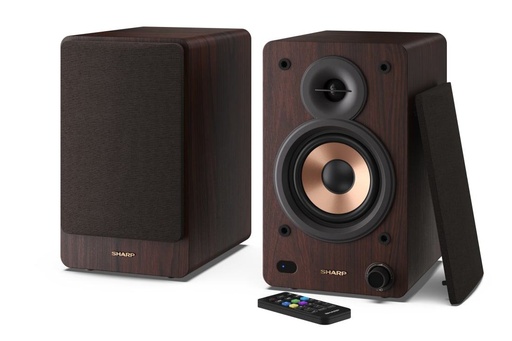 [CP-SS30BR] ALTOPARLANTI DA SCAFFALE BROWN