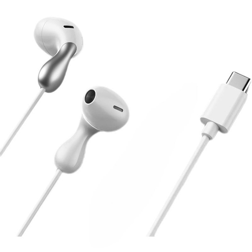 [GP-OEU025RLBWY] AURICOLARI A FILO TYPE C WHITE NEW