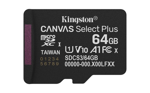 [SDCS3/64GBSP] 64GB MICSDXC SELECT PLUS 3 W/O A