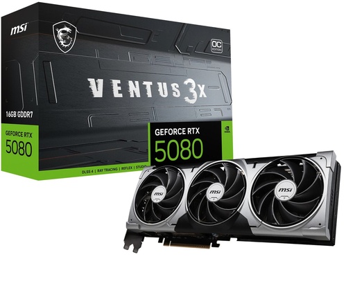 [RTX5080V3XO16G] GEFORCE RTX 5080 16G VENTUS 3X OC