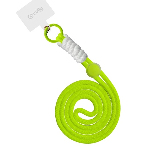 [LACETNYLYLF] NECK LACET NYLON YELLOW FLUO
