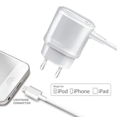 [TCIP5] WALL CHARGER LIGHTNING 5W WHITE