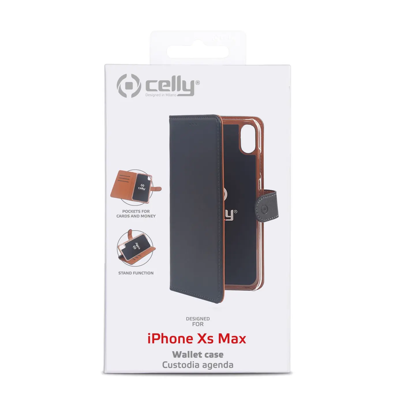 [WALLY999] WALLY CASE IPHONE XS MAX BLACK