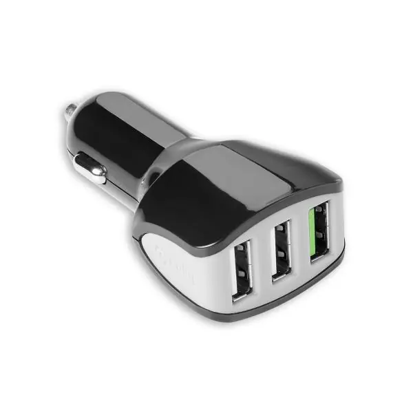 [CC3USBTURBOBK] 3USB-A CAR CHARGER 22W BLACK