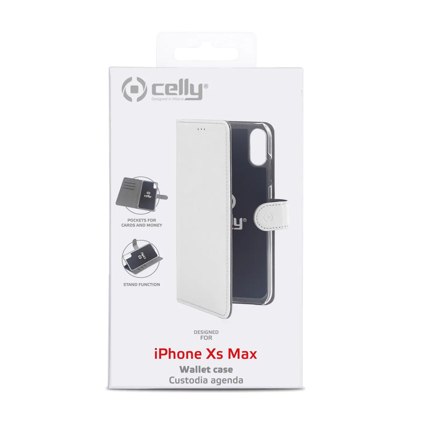 [WALLY999WH] WALLY CASE IPHONE XS MAX WHITE