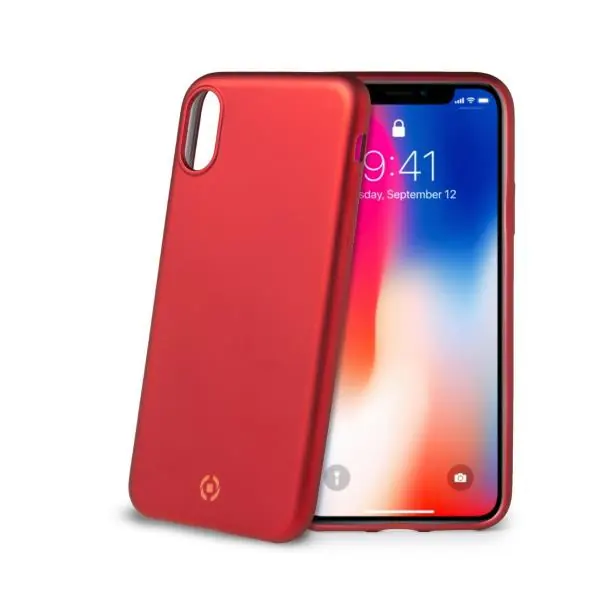 [SOFTMATT900RD] SOFTMATT COVER IPHONE XS/X RED