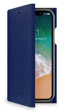 [SHELL900BL] SHELL CASE IPHONE XS/X BLUE