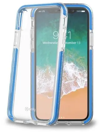 [HEXAGON900LB] HEXAGON COVER IPHONE XS/X LIGHTBLUE