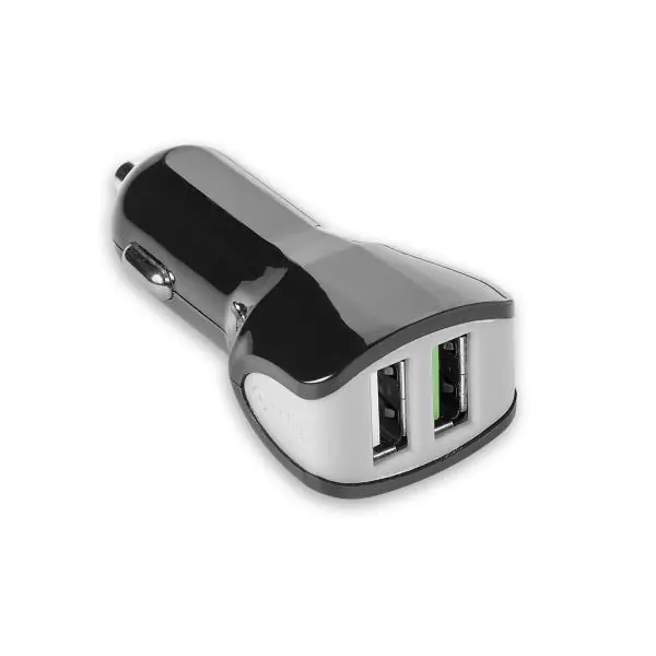 [CC2USBTURBOBK] 2USB-A CAR CHARGER 17W BLACK