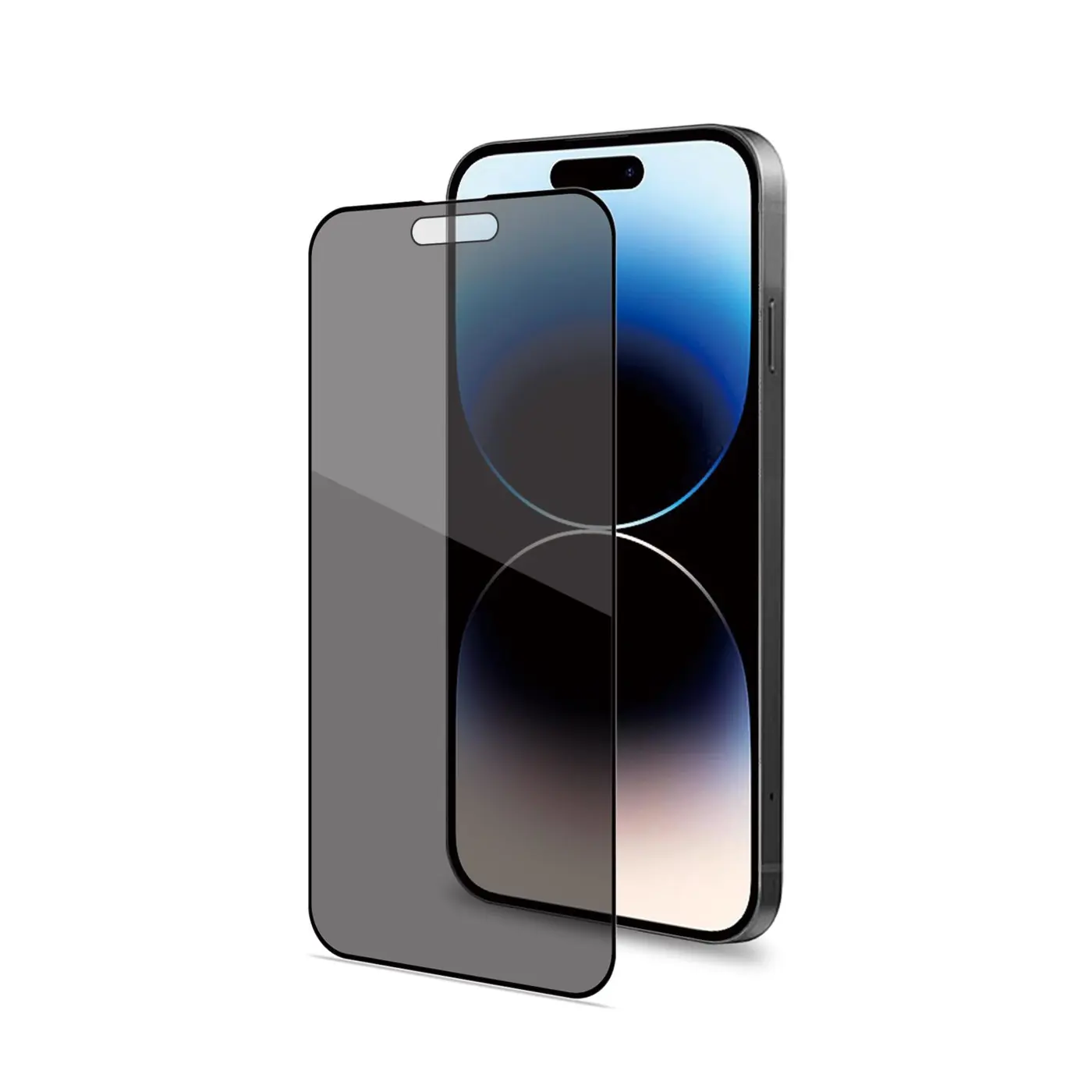 [PRIVACYF1054BK] PRIVACY GLASS IPHONE 15 PRO BLACK