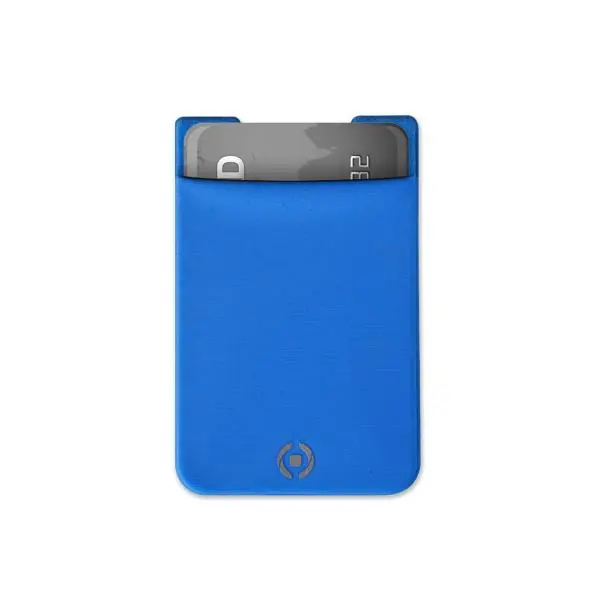 [POCKETFIXBL] ADHESIVE POCKET CARDS HOLDER BLUE