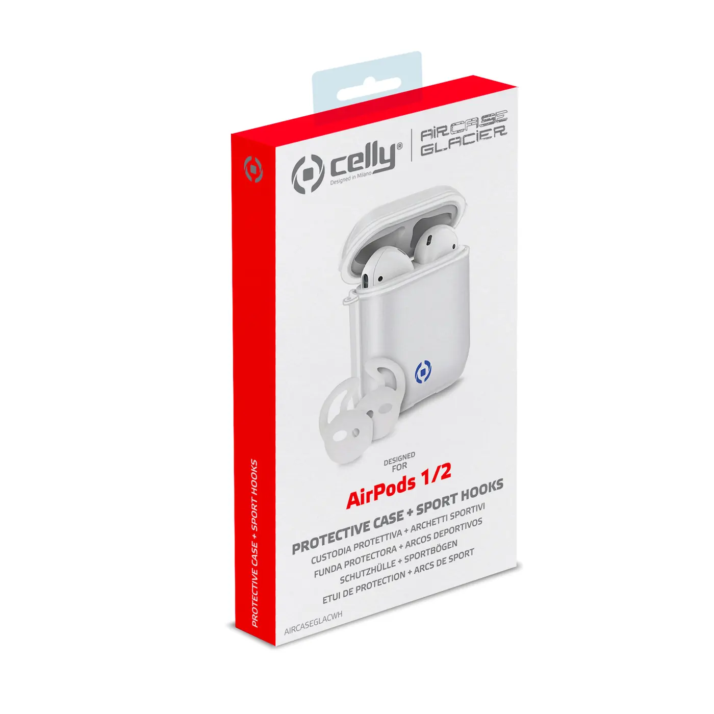 [AIRCASEGLACWH] AIRPODS 1STGEN/2NDGEN CASE GLACIER