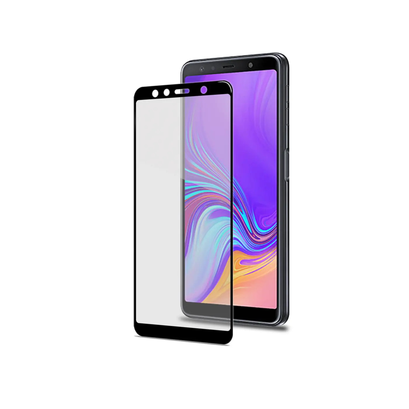 [FULLGLASS795BK] FULL GLASS GALAXY A7 2018 BLACK