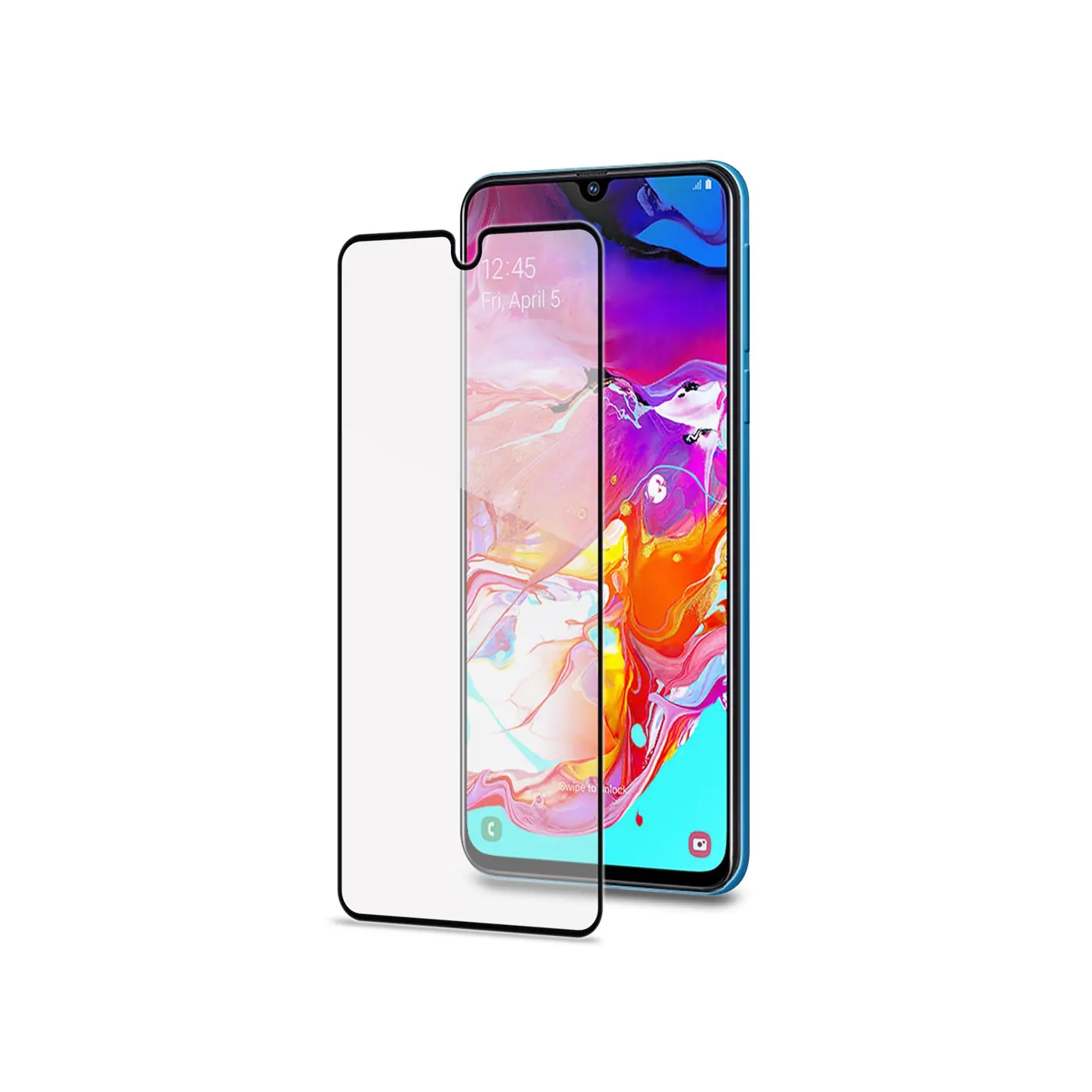 [FULLGLASS835BK] FULL GLASS GALAXY A70/A70 EE BLACK