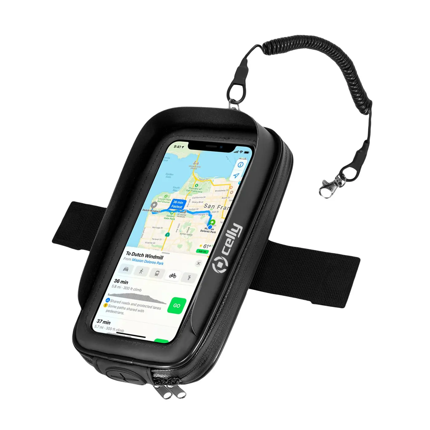 [RIDEMAGNETBK] MAGNETIC MOTORBIKE HOLDER BLACK