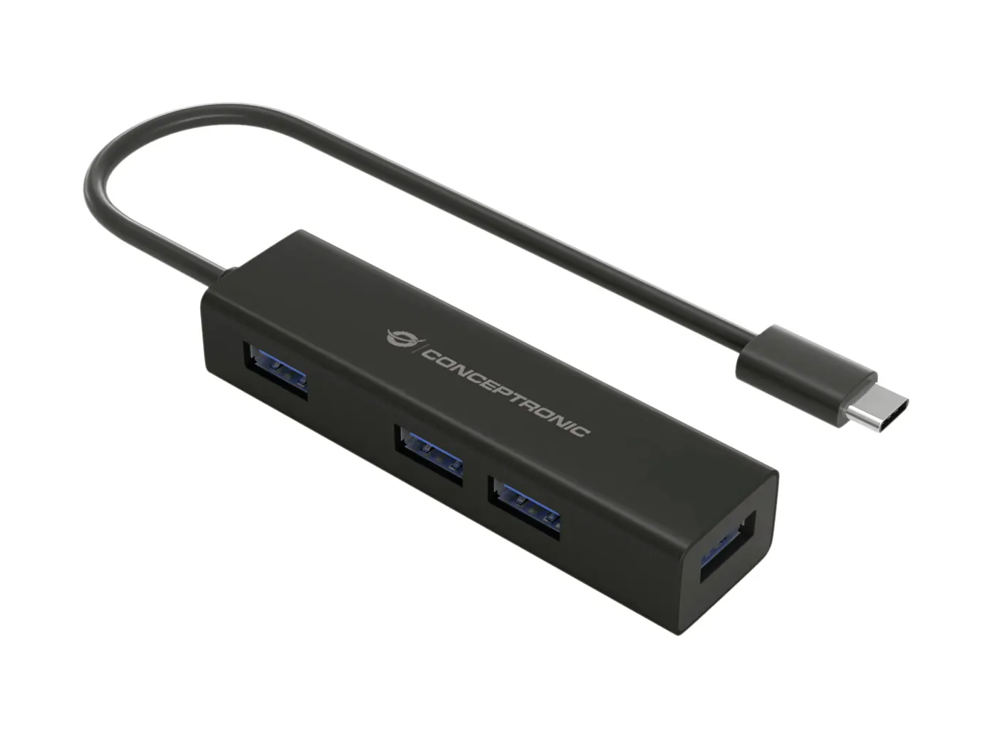 [HUBBIES07B] 4-PORT USB 3.0 ALUMINUM HUB