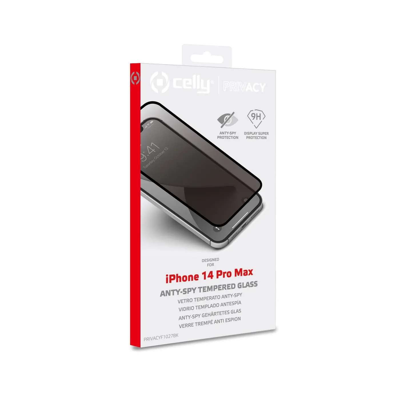 [PRIVACYF1027BK] PRIVACY GLASS IPHONE 14 PRO MAX BK