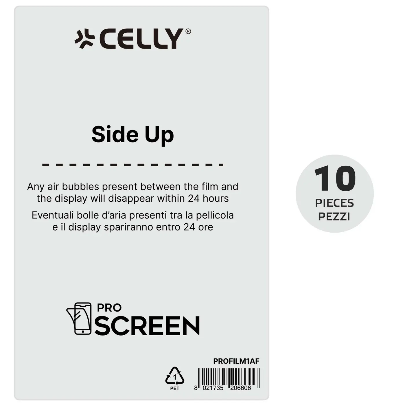 [PROFILM10AF] PRO SCREEN FILM ANTIFINGER 10PZ