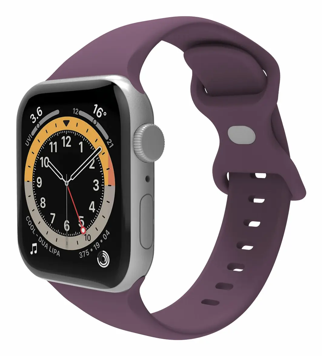 [WBANDSIL40VL] APPLE WATCH 38/40/41 SILICONE VIOLT