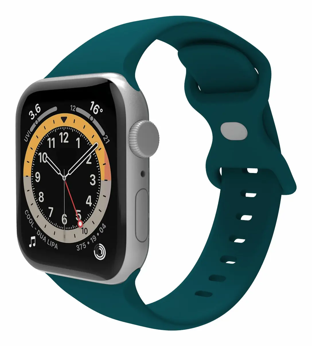 [WBANDSIL44GN] APPLE WATCH 42/44/45 SILICONE VIOLT