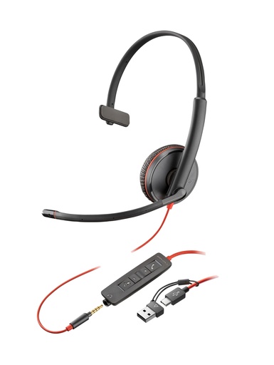 [8X227AA] POLY BW 3215 USB-C HS +3.5MMP MOQ12