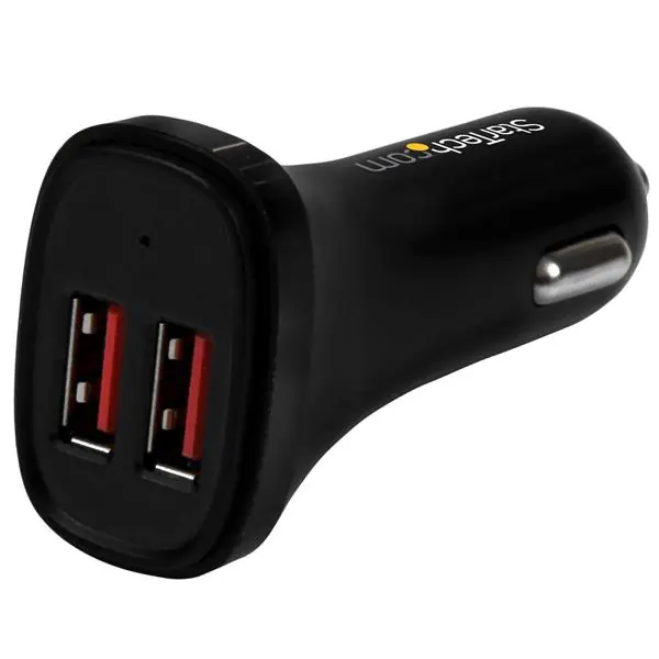 [USB2PCARBKS] CARICATORE AUTO 2XUSB 24W/4.8A