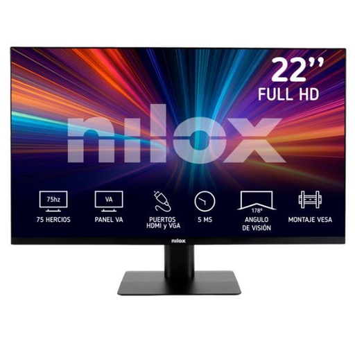 [NXM22FHD11] MONITOR 21.5 VA 5MS VGA HDMI