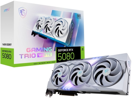 [RTX5080GAMO16GW] RTX 5080 16G GAMING TRIO OC WHITE
