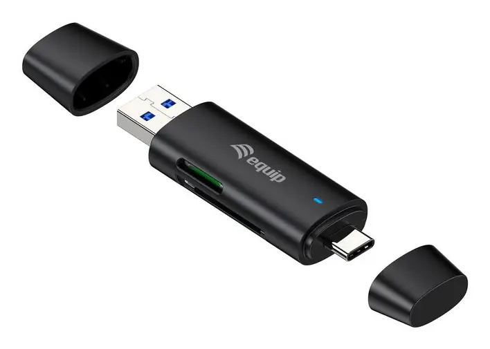 [245462] DUAL CONNECTOR CARD READER 5GBPS,