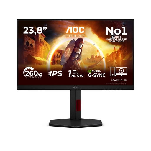 [24G4ZR] MONITOR GAMING 24 IPS  FHD REG ALT