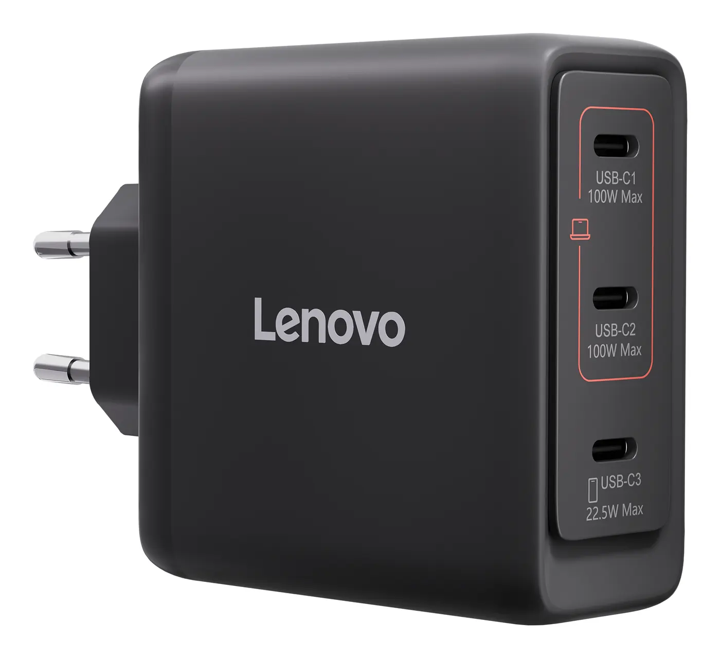 [40AW100BEU] USB-C 100W GAN CHARGER BLACK -EU