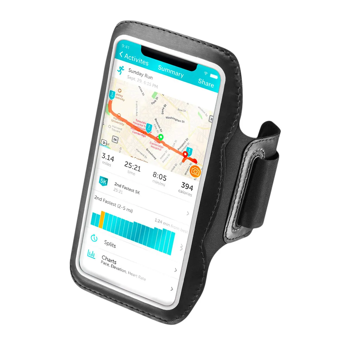 [ARMBSPORTBK] ARMBAND UP TO 6.9 BLACK